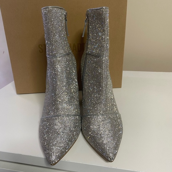 Steve Madden Rhinestone Ankle Boots - Picture 5 of 12